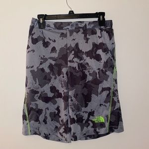 North face camo shorts